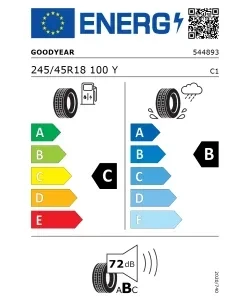 GOODYEAR 245/45R18 100Y EfficientGrip
