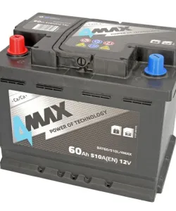 4MAX Akumulator startera BAT60/510L/4MAX